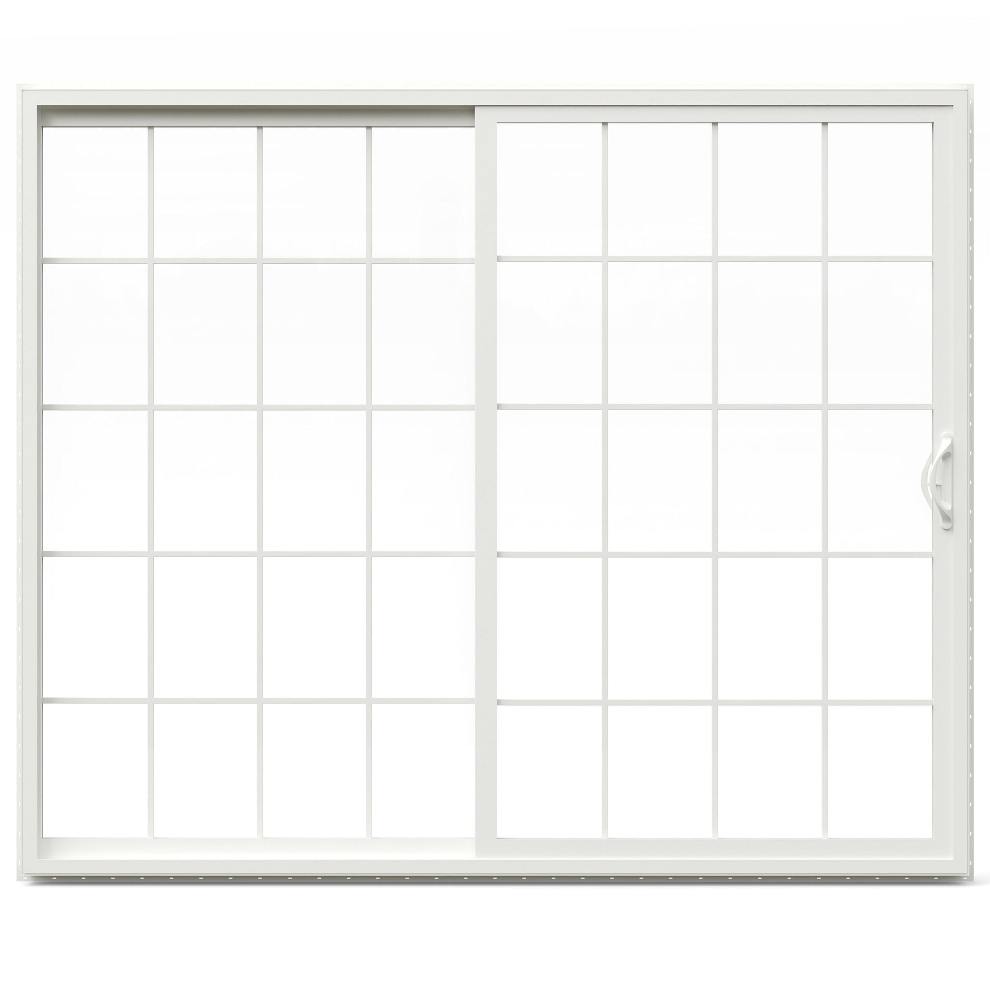 JELD-WEN 96-in x 80-in Vinyl Sliding, Left-hand sliding – additional view 4