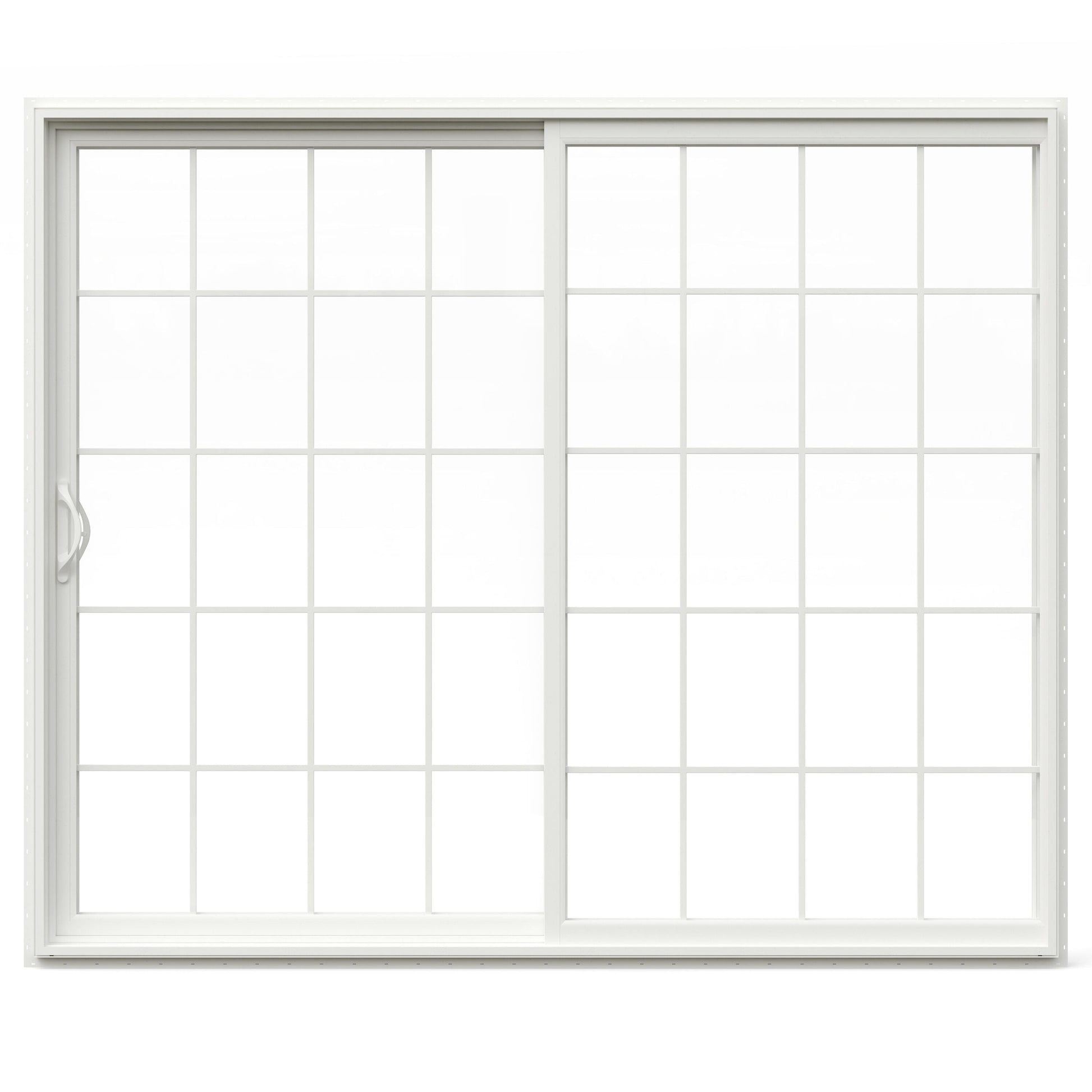 JELD-WEN 96-in x 80-in Vinyl Sliding, Left-hand sliding – primary product view