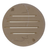 12 in. x 12 in. Round Primed Polyurethane Paintable Gable Louver Vent - Super Arbor
