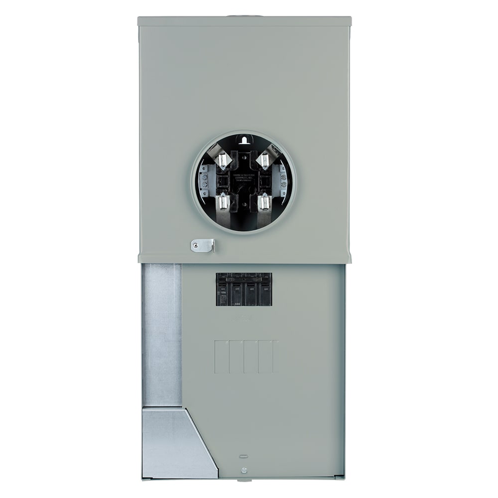 ABB ReliaHome 150-Amp 4-space load center - angle view