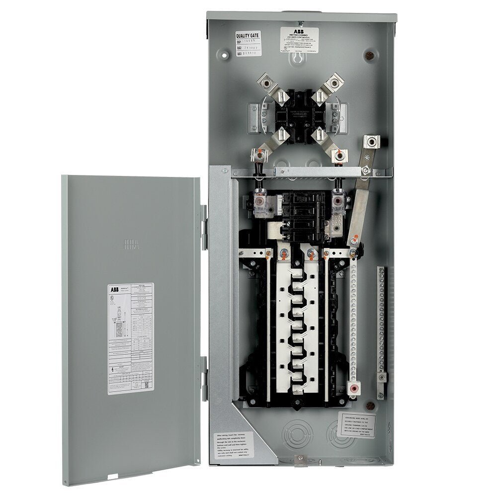 ABB ReliaHome 200-Amp 20-space load center - interior view