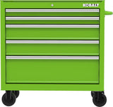 Kobalt 36-in W x 38-in H 5-Drawer Steel Rolling Tool Cabinet (Green)