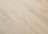 Element Flooring European white oak Evening White hardwood flooring — carton and plank detail