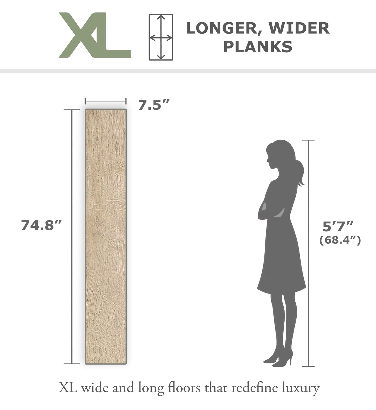 Element Flooring European white oak Evening White hardwood flooring — alternate angle
