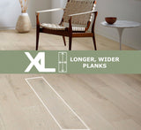 Element Flooring European white oak Evening White hardwood flooring — installed room view