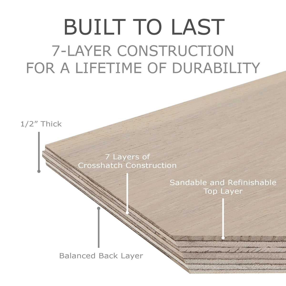 Element Flooring European white oak Evening White hardwood flooring — view 12