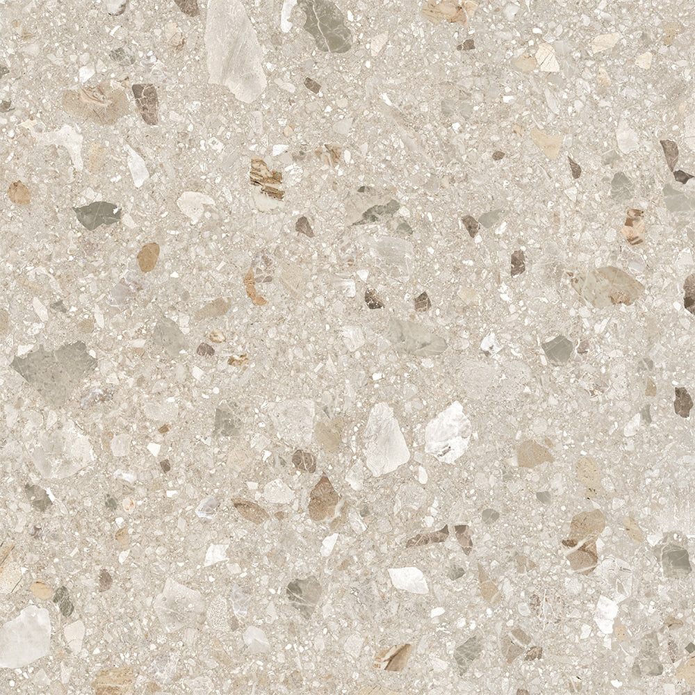 The Tile Life Pantheon Terrazzo Sabbia Mix 24-in x 24-in Matte Porcelain Floor and Wall Tile product image