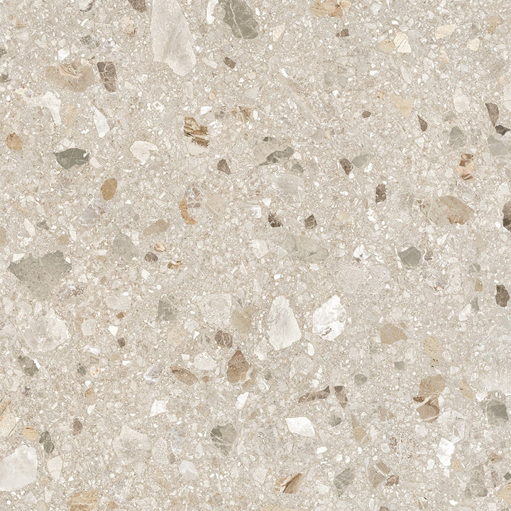 The Tile Life Pantheon Terrazzo Sabbia Mix 24-in x 24-in Matte Porcelain Floor and Wall Tile product image