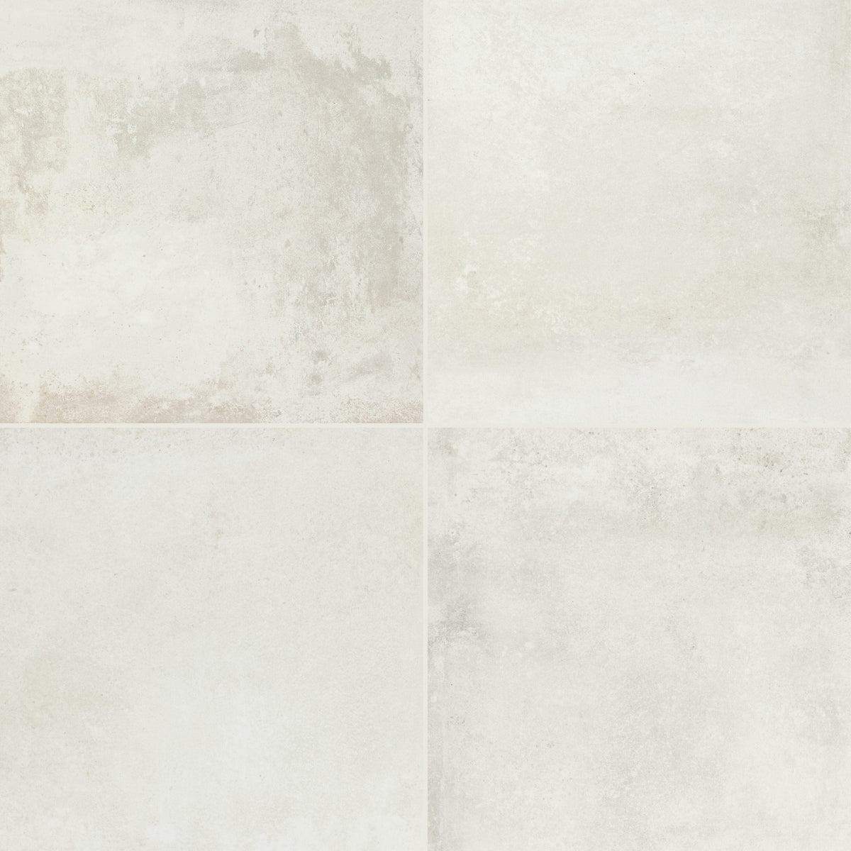 Daltile Rekindle White 24-in x 24-in Matte Porcelain Cement look Floor and Wall Tile product image