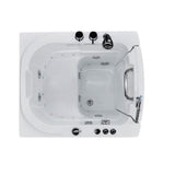 HD Series 38 in. Right Swinging Door Walk-In Whirlpool and Air Bath Tub with Right Swinging Door in White - Super Arbor