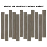 Armstrong Flooring Assurity Dark Brown 12-mil x 6-in W x 48-in L Waterproof Interlocking Luxury Vinyl Plank Flooring