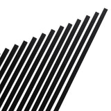 32 in. x 1 in. Black Aluminum Rectangular Baluster (14-Pack) - Super Arbor