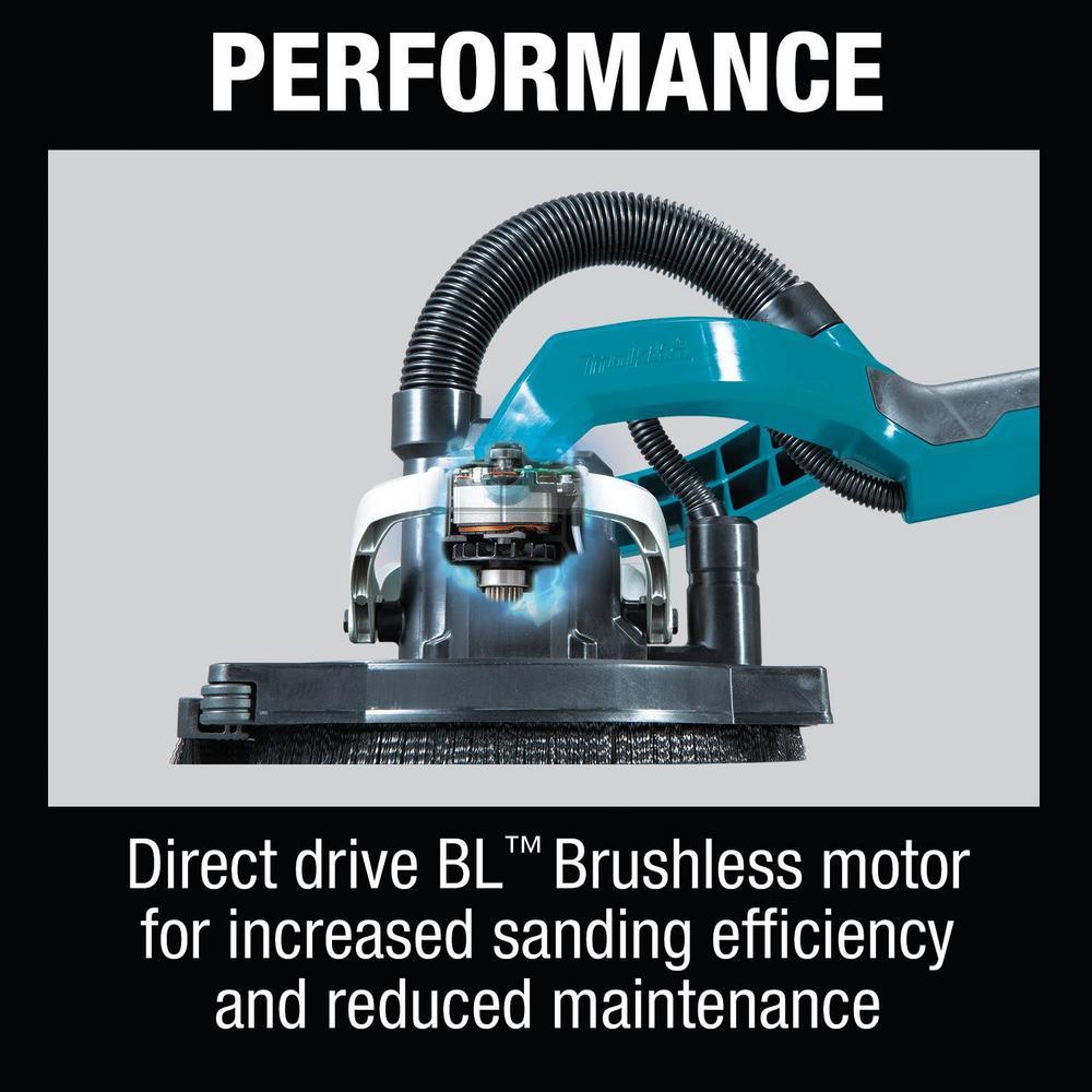 5.0 Ah 18-Volt LXT Lithium-Ion Brushless Cordless 9 in. Drywall Sander Kit, AWS Capable with bonus 18V LXT Cut-Out Saw - Super Arbor