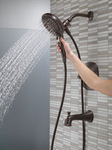 Delta Nura Venetian Bronze 1-Handle Bathtub and Shower Faucet with Valve