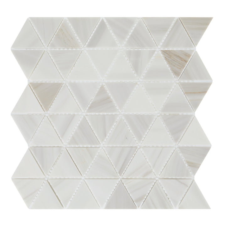 Daltile Pietra Divina Calacatta Dolomiti 12-in x 12-in Multi-finish Natural stone Marble Marble look Diamond Mosaic Floor and Wall Tile product image