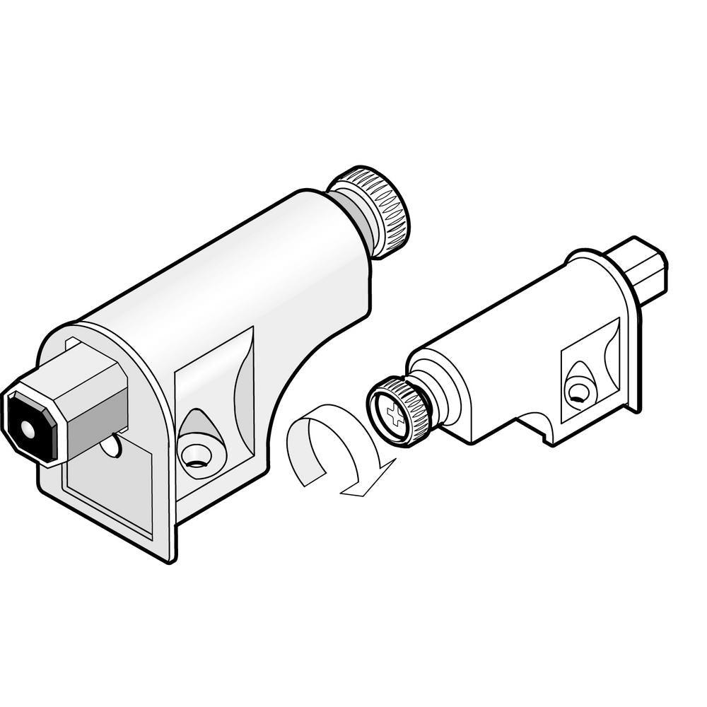 Universal Soft Close Cabinet Door Adapter Damper (25-Pack) - Super Arbor