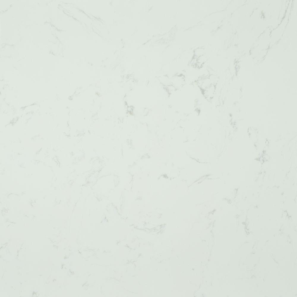 37 in. W Engineered Marble Single Vanity Top in Vanilla Sky with White Sink - Super Arbor