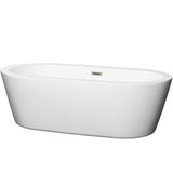 Mermaid 60 in. Acrylic Flatbottom Bathtub in Black with Matte Black Trim - Super Arbor