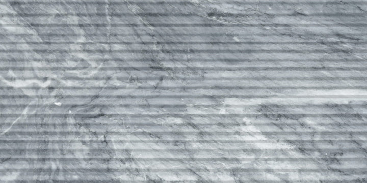 Satori Aqua Intenso Curva 12-in x 24-in Honed Natural stone Marble Fluted Floor and Wall Tile product image