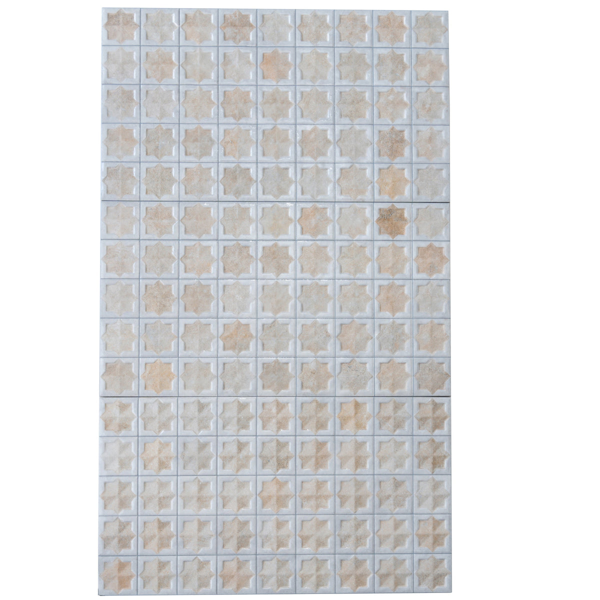 Apollo Tile Citadel Ice White and Beige 12-in x 22-in Multi-finish Porcelain Wall Tile product image
