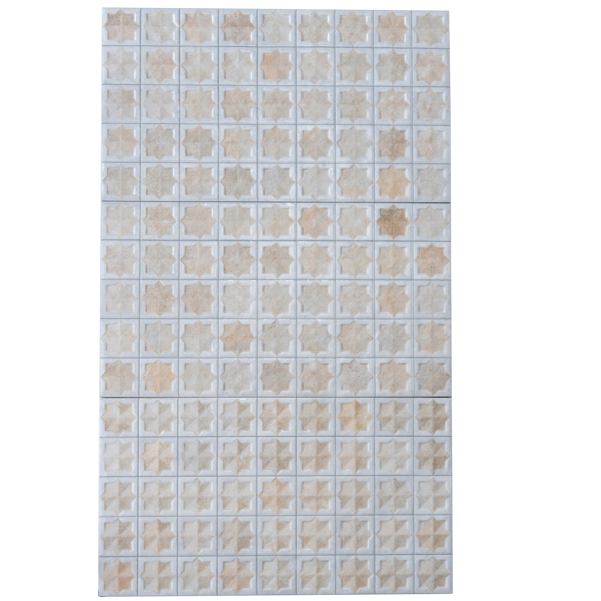 Apollo Tile Citadel Ice White and Beige 12-in x 22-in Multi-finish Porcelain Wall Tile product image