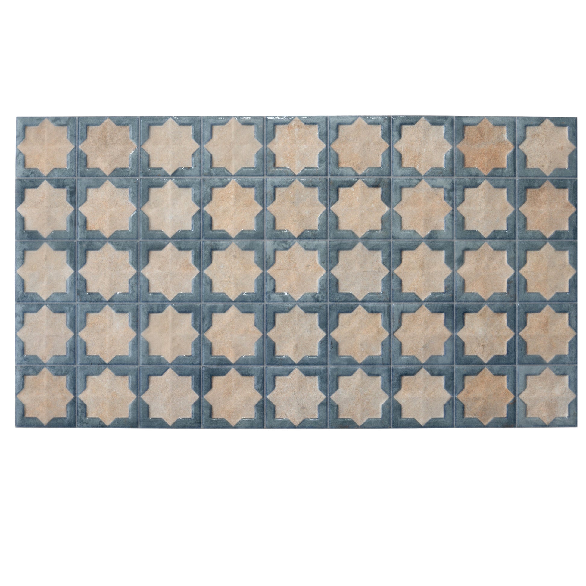 Apollo Tile Citadel Stone Blue and Beige 12-in x 22-in Multi-finish Porcelain Wall Tile product image