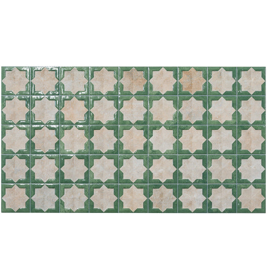 Apollo Tile Citadel Russian Green and Beige 12-in x 22-in Multi-finish Porcelain Wall Tile product image