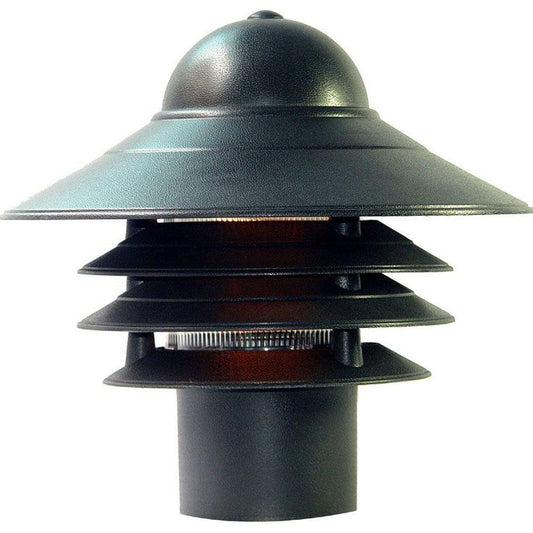 Mariner Textured White Outdoor Post-Mount Light Fixture