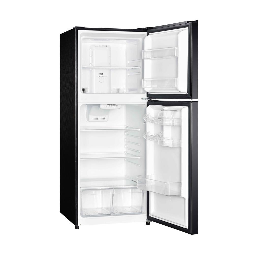 10.1 cu. ft. Top Freezer Refrigerator in Black - Super Arbor