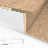 CALI Barrel Sonoma Salt 2.87-in T x 2.87-in W x 74.8-in L Wood Bullnose