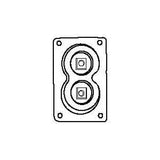Silver Dual Top Plate Hardware - Super Arbor
