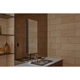 Catalan 20-1/8 in. W x 36 in. H Aluminum Single-Door Surface-Mount Medicine Cabinet