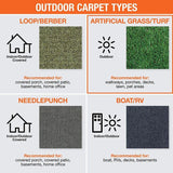 TrafficMaster Toulon 12 ft. Wide x Cut to Length Indoor/Outdoor Riverbirch Artificial Grass