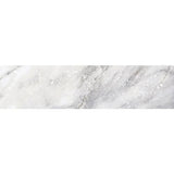 Style Selections Sovereign Stone Pearl Porcelain Marble Bullnose Tile (3-in x 12-in)