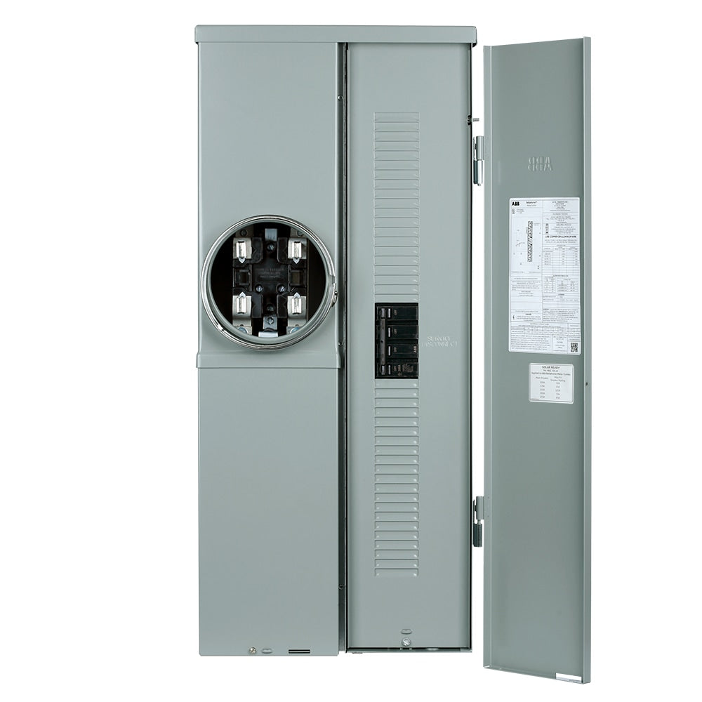 ABB ReliaHome 200-Amp 20-space load center - side view