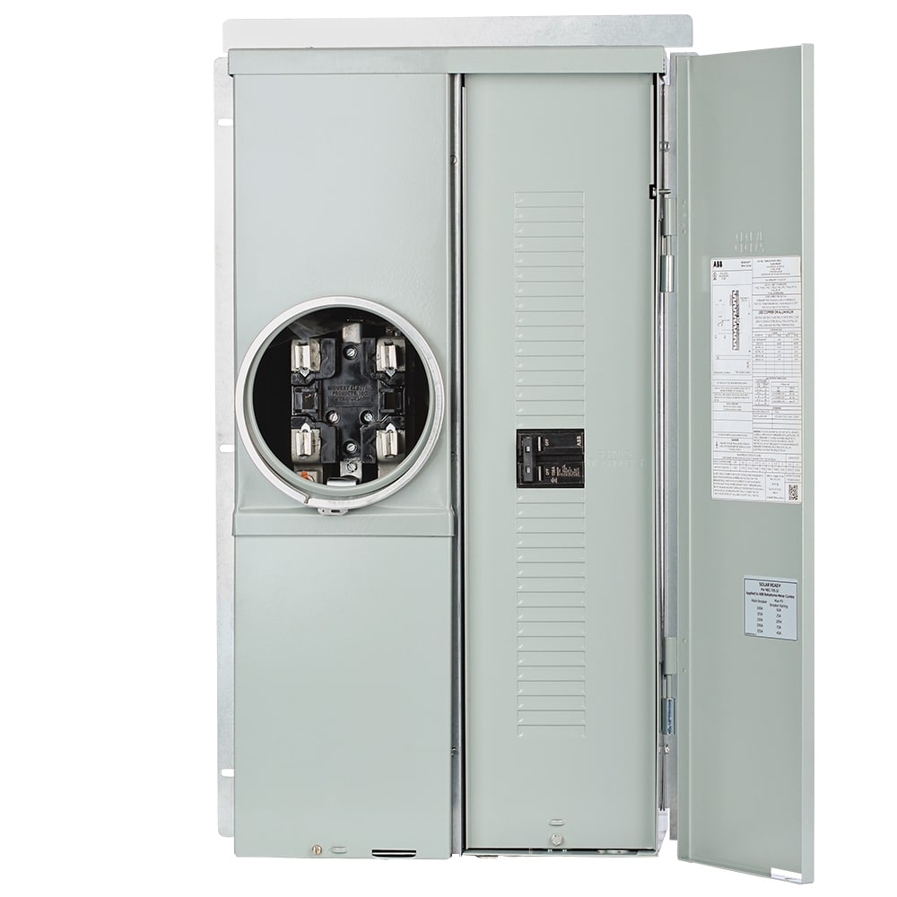 ABB ReliaHome 100-Amp 16-space load center - front view