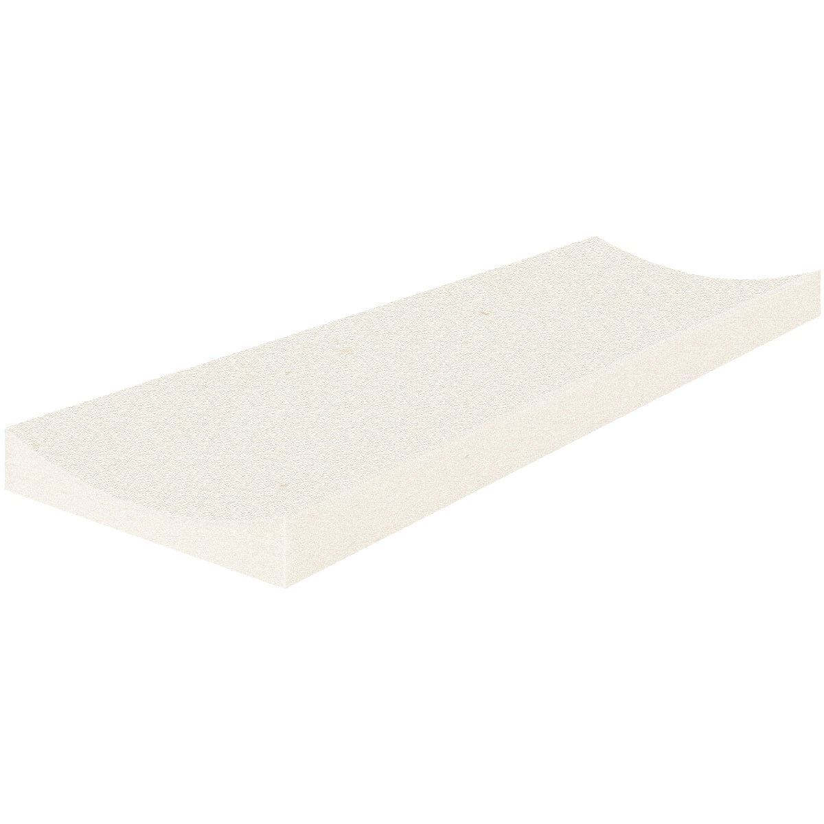 Satori Serene Ivory Fluto 4-in x 12-in Honed Natural stone Limestone Marble look Floor and Wall Tile product image