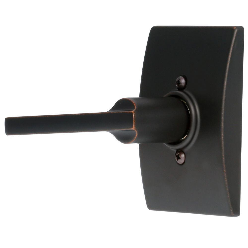 Latitude Aged Bronze Dummy Door Lever with Century Trim - Super Arbor