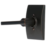 Latitude Aged Bronze Dummy Door Lever with Century Trim - Super Arbor