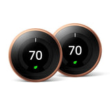 Nest Learning Thermostat 3rd Gen in Brass - Super Arbor
