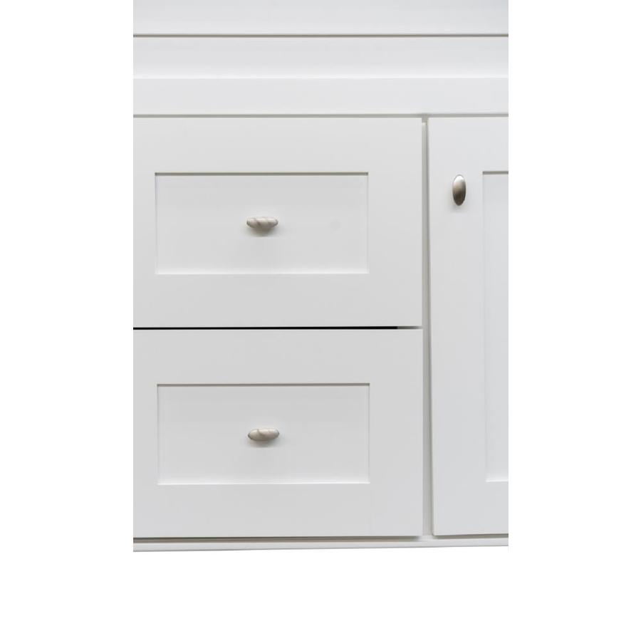 Diamond FreshFit Palencia 48-in White Bathroom Vanity Cabinet
