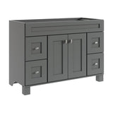 Diamond FreshFit Palencia 48-in White Bathroom Vanity Cabinet