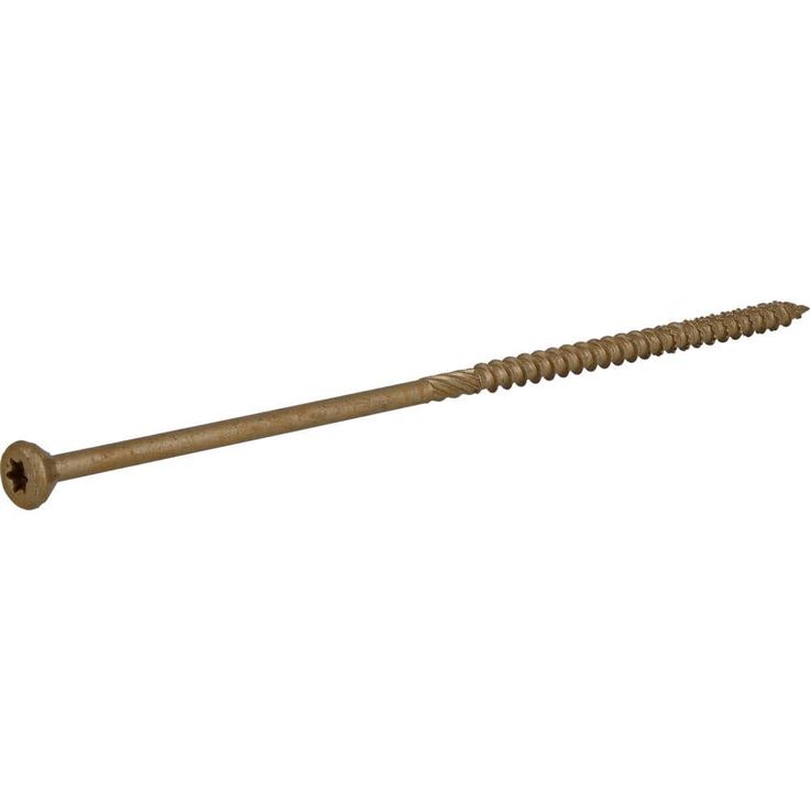 Everbilt #10 in. x 6 in. Star Drive Flat Head Exterior Wood Screws 20 lbs.- Box (708-Piece)
