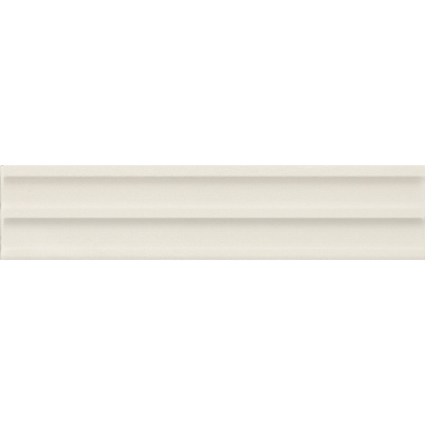 Daltile Indoterra White Desert 2-in x 9-in Matte Porcelain Fluted Wall Tile product image