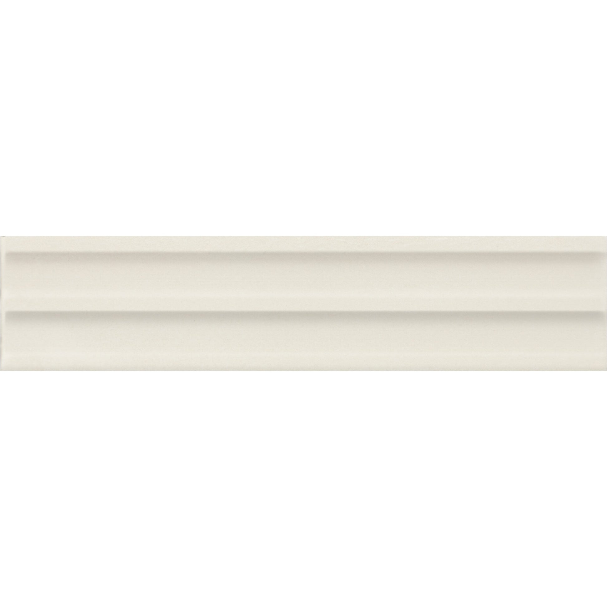 Daltile Indoterra White Desert 2-in x 9-in Matte Porcelain Fluted Wall Tile product image