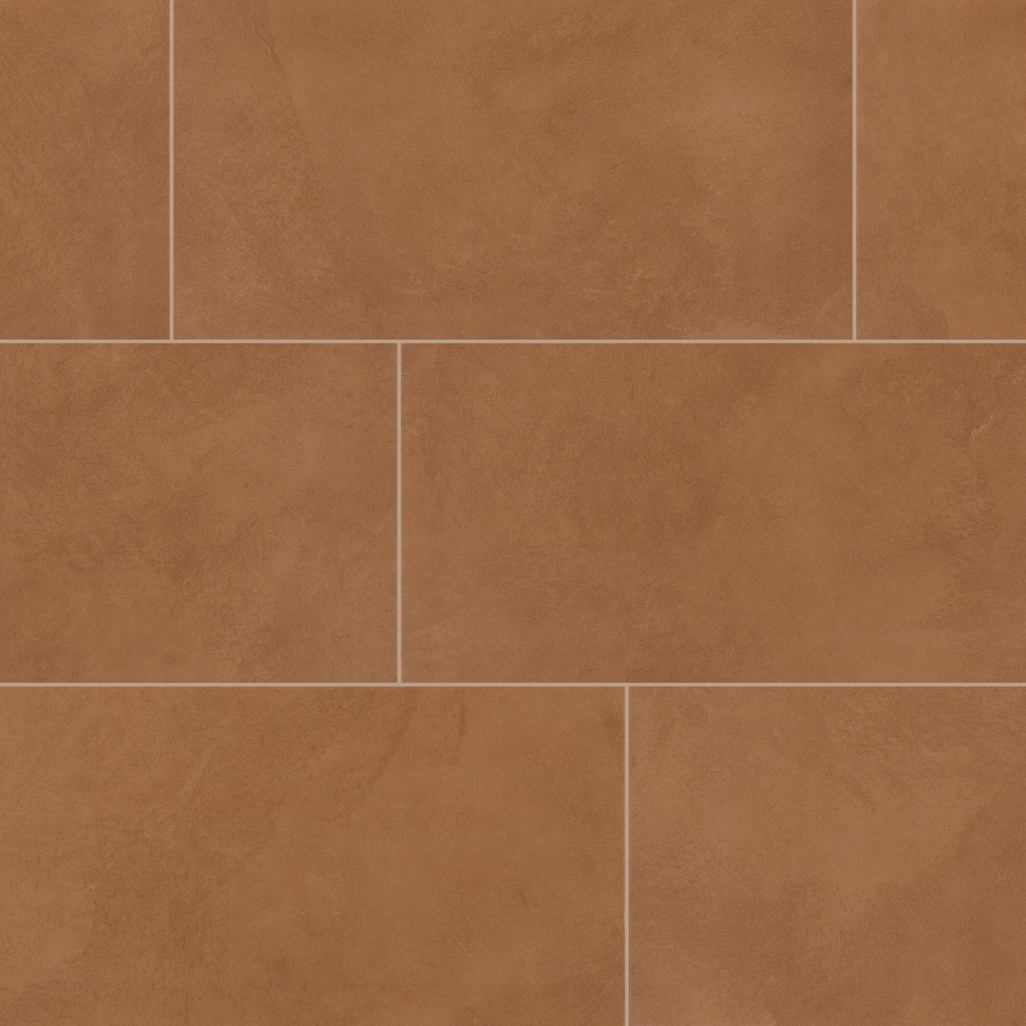 Daltile Indoterra Brick 12-in x 24-in Matte Porcelain Cement look Floor and Wall Tile product image