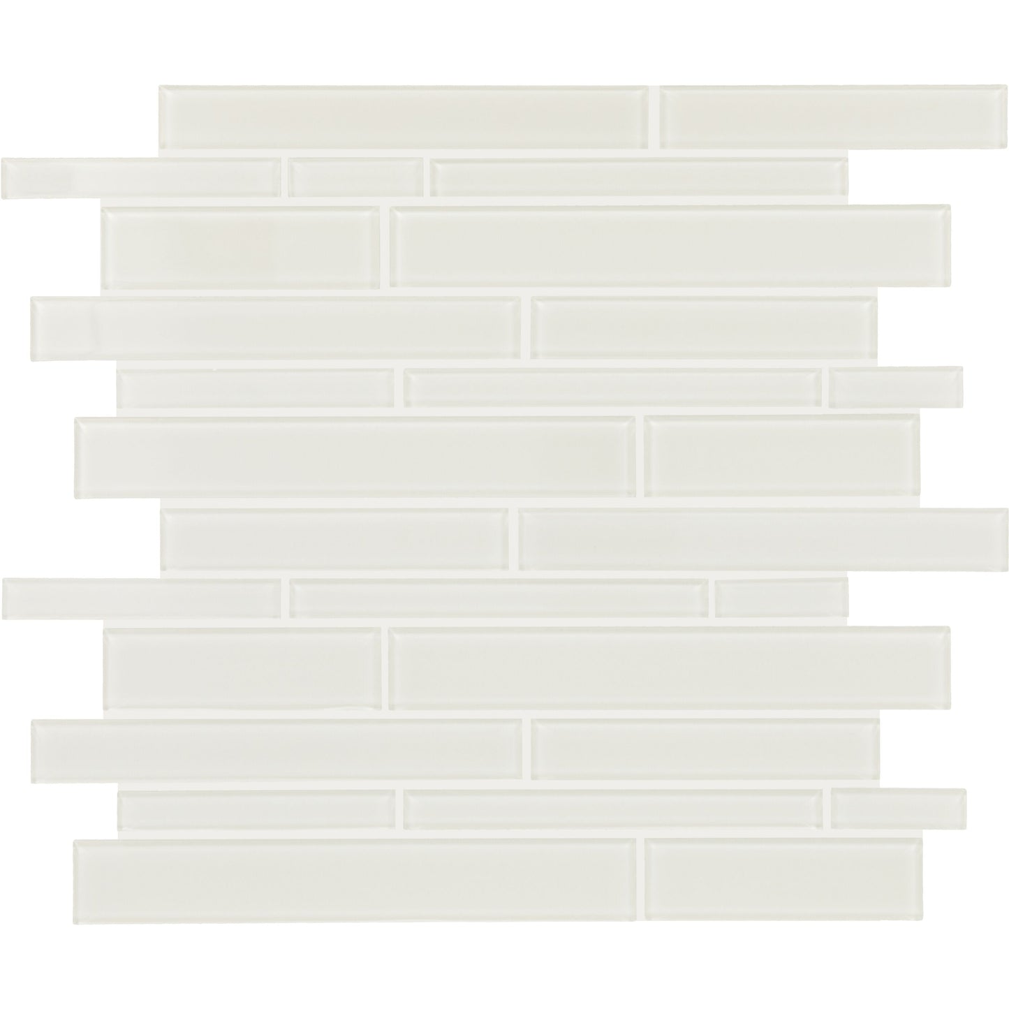 Daltile Amity Taupe 11-in x 13-in Multi-finish Glass Patterned Mosaic Wall Tile product image