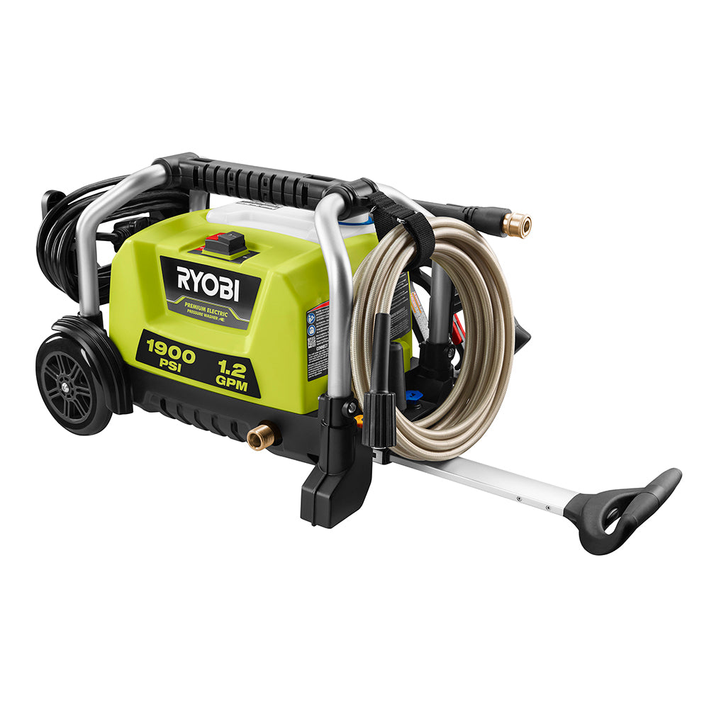 RYOBI 1900 PSI 1.2 GPM Cold Water Electric Pressure Washer (RY1419MT)