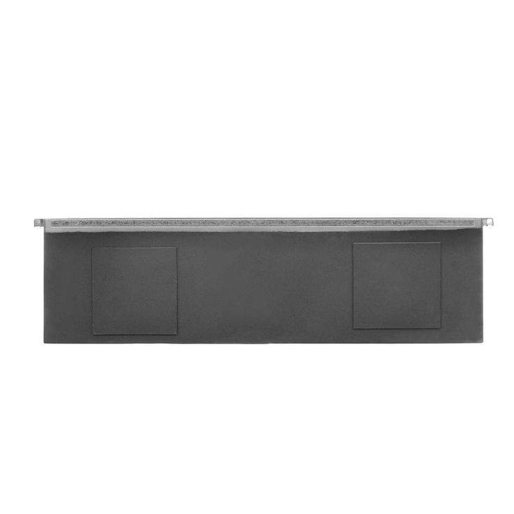 Edgewater Zero Radius Dual Mount Stainless Steel 33 in. 1-Hole Single Bowl Kitchen Sink Kit
