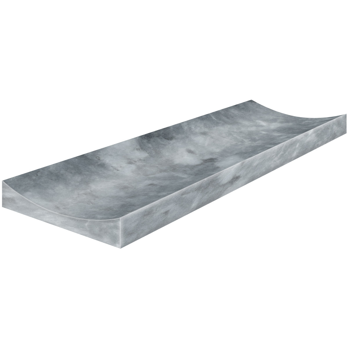 Satori Fluto Aqua Intenso 4-in x 12-in Honed Natural stone Marble Marble look Wall Tile product image